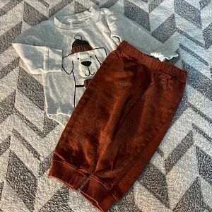 Carter’s Boys 18m Dog Onesie Pant Set